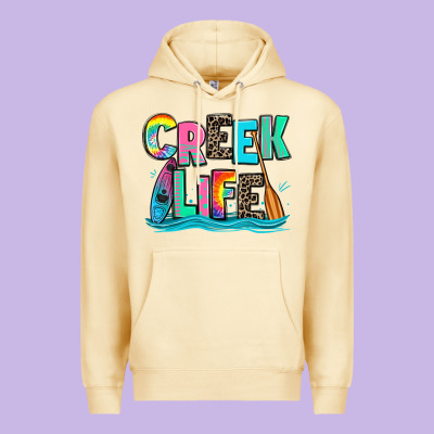 Creek Life Kayaking Premium Hoodie Designed By Zillion Design Studio
