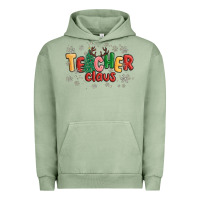 Pigment Oil Green teacher claus Urban Hoodie - MaliasSmallBusiness