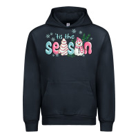 Navy tis the season snowman and christmas cake Urban Hoodie - MaliasSmallBusiness