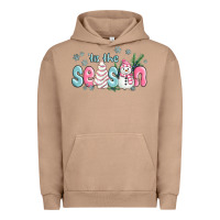 Pigment Burro tis the season snowman and christmas cake Urban Hoodie - MaliasSmallBusiness