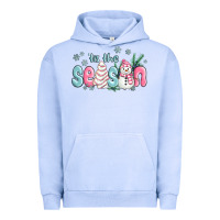 Pigment Grape Ice tis the season snowman and christmas cake Urban Hoodie - MaliasSmallBusiness