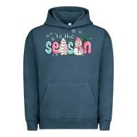 Tis The Season Snowman And Christmas Cake Urban Hoodie | Teevron
