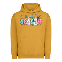 Pigment Peanut Butter tis the season snowman and christmas cake Urban Hoodie - MaliasSmallBusiness