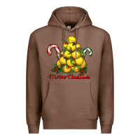 Chestnut merry christmas lacrosse Premium Hoodie - RanaPortraitStore