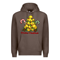 Coffee merry christmas lacrosse Premium Hoodie - RanaPortraitStore