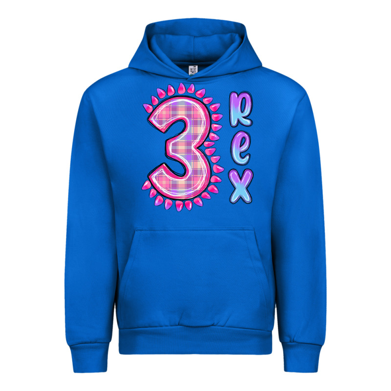 3 Rex Pink Dinosaur Urban Hoodie by MaliasSmallBusiness | Teevron