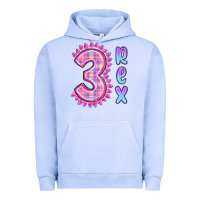 Pigment Grape Ice 3 rex pink dinosaur Urban Hoodie - MaliasSmallBusiness