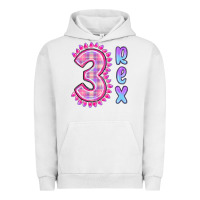 Pigment Lunar Rock 3 rex pink dinosaur Urban Hoodie - MaliasSmallBusiness