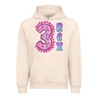 Sandshell 3 rex pink dinosaur Urban Hoodie - MaliasSmallBusiness