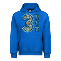 Cobalt 3 rex green dinosaur Urban Hoodie - MaliasSmallBusiness