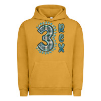 Pigment Peanut Butter 3 rex green dinosaur Urban Hoodie - MaliasSmallBusiness