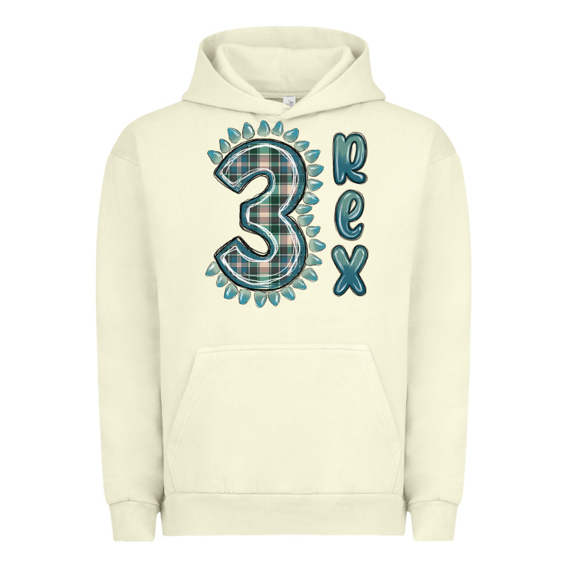 3 Rex Green Dinosaur Urban Hoodie by MaliasSmallBusiness | Teevron