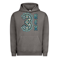 Pigment Tornado 3 rex green dinosaur Urban Hoodie - MaliasSmallBusiness