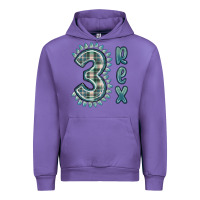 Tulip 3 rex green dinosaur Urban Hoodie - MaliasSmallBusiness