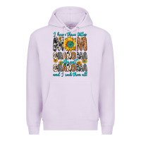 Lilac i have three tittles mom grandma great grandma Premium Hoodie - Zillion Design Studio