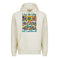 Oatmeal Heather i have three tittles mom grandma great grandma Premium Hoodie - Zillion Design Studio
