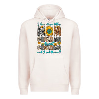 Pale Pink i have three tittles mom grandma great grandma Premium Hoodie - Zillion Design Studio