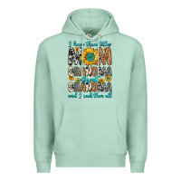 Seafoam i have three tittles mom grandma great grandma Premium Hoodie - Zillion Design Studio