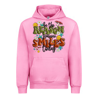 Fuchsia Pink be the reason someone smiles today Urban Hoodie - MaliasSmallBusiness