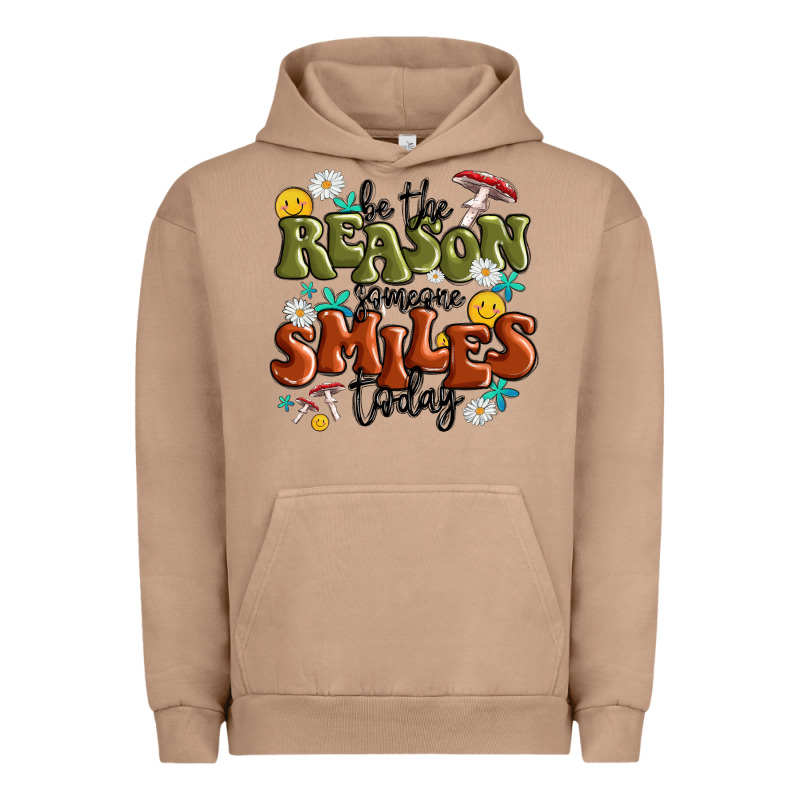 Be The Reason Someone Smiles Today Urban Hoodie by MaliasSmallBusiness | Teevron