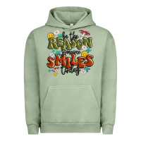 Pigment Oil Green be the reason someone smiles today Urban Hoodie - MaliasSmallBusiness