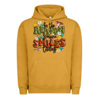 Pigment Peanut Butter be the reason someone smiles today Urban Hoodie - MaliasSmallBusiness