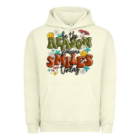 Pigment Pistachio be the reason someone smiles today Urban Hoodie - MaliasSmallBusiness
