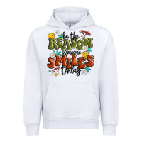 White be the reason someone smiles today Urban Hoodie - MaliasSmallBusiness