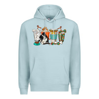Blue Mist alaskan border collie dog coffee cups Premium Hoodie - texasbilliewilder