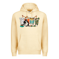 Pina Colada alaskan border collie dog coffee cups Premium Hoodie - texasbilliewilder