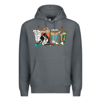 Rock alaskan border collie dog coffee cups Premium Hoodie - texasbilliewilder
