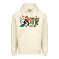 Sandshell alaskan border collie dog coffee cups Premium Hoodie - texasbilliewilder