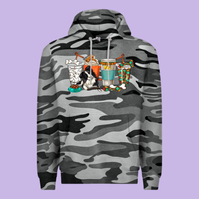 Premium Hoodie alaskan border collie dog coffee cups