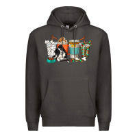 Smoke alaskan border collie dog coffee cups Premium Hoodie - texasbilliewilder