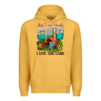 Mustard ain t no doubt i love this land Premium Hoodie - texasbilliewilder