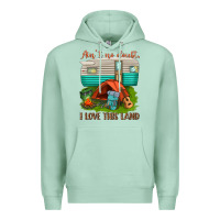 Seafoam ain t no doubt i love this land Premium Hoodie - texasbilliewilder