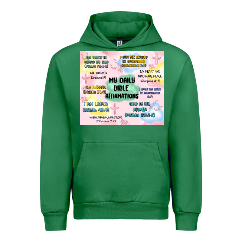Daily Bible Affirmations Urban Hoodie by MaliasSmallBusiness | Teevron