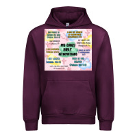 Mauve Wine daily bible affirmations Urban Hoodie - MaliasSmallBusiness