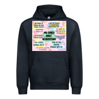 Navy daily bible affirmations Urban Hoodie - MaliasSmallBusiness