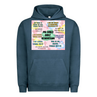 Pigment Midnight Navy daily bible affirmations Urban Hoodie - MaliasSmallBusiness