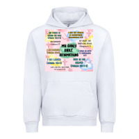 White daily bible affirmations Urban Hoodie - MaliasSmallBusiness