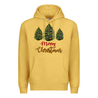 Antique Gold merry christmas trees Premium Hoodie - RanaPortraitStore