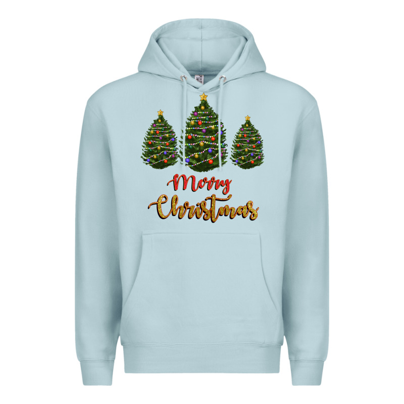 Merry Christmas Trees Premium Hoodie by RanaPortraitStore | Teevron