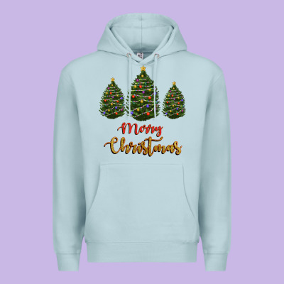 Premium Hoodie merry christmas trees