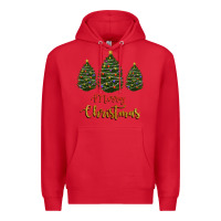 Red merry christmas trees Premium Hoodie - RanaPortraitStore