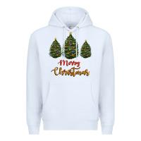 White merry christmas trees Premium Hoodie - RanaPortraitStore