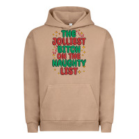 Pigment Burro the jolliest bitch on the naughty list Urban Hoodie - MaliasSmallBusiness