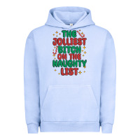 Pigment Grape Ice the jolliest bitch on the naughty list Urban Hoodie - MaliasSmallBusiness