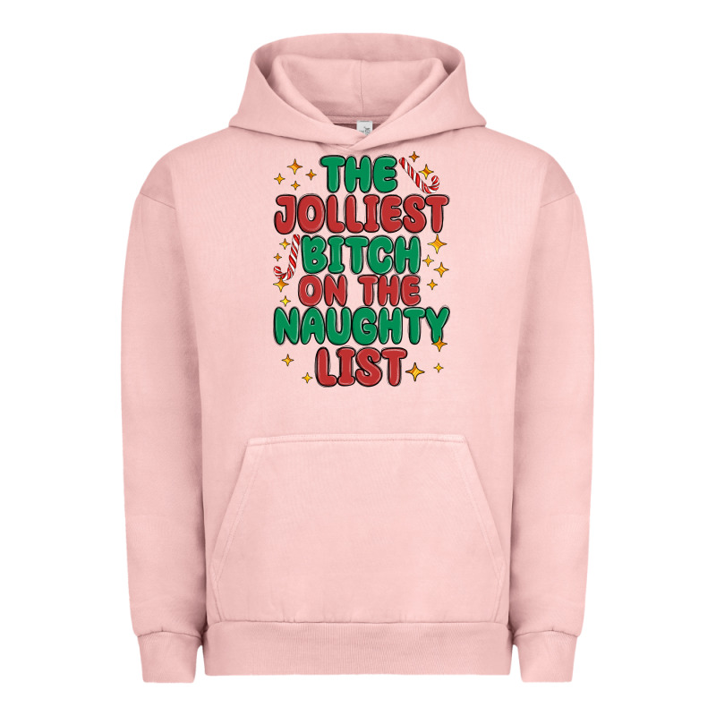 The Jolliest Bitch On The Naughty List Urban Hoodie by MaliasSmallBusiness | Teevron
