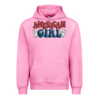 Fuchsia Pink american girl Urban Hoodie - MaliasSmallBusiness